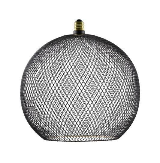 Ampoule CAGE ROND Noir [SEGULA] Ø30cm