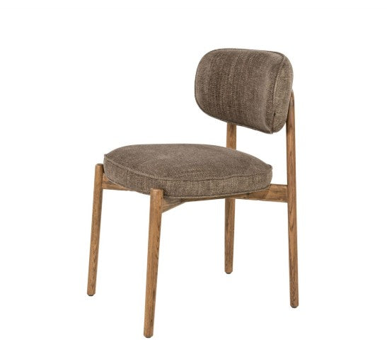 Chaise RUNE Brown (Lot de 2) [ELEONORA]