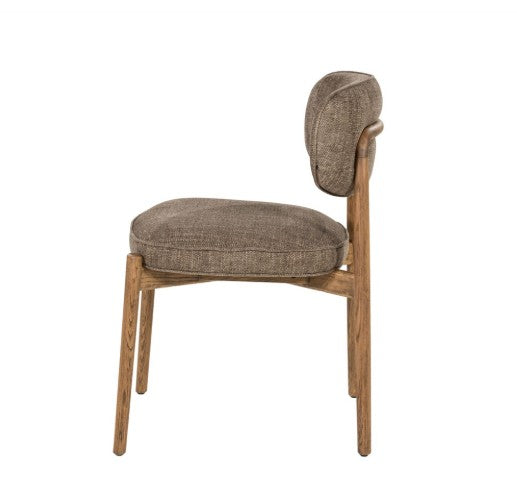 Chaise RUNE Brown (Lot de 2) [ELEONORA]