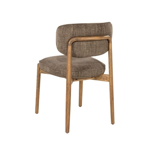 Chaise RUNE Brown (Lot de 2) [ELEONORA]