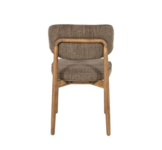 Chaise RUNE Brown (Lot de 2) [ELEONORA]