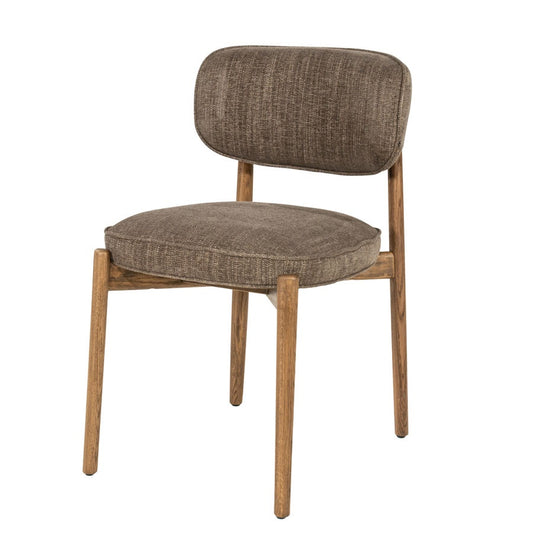 Chaise RUNE Brown (Lot de 2) [ELEONORA]