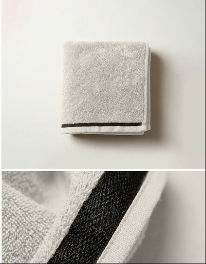 Serviette ISSAMBRE Craie [VENT DU SUD] Différentes tailles