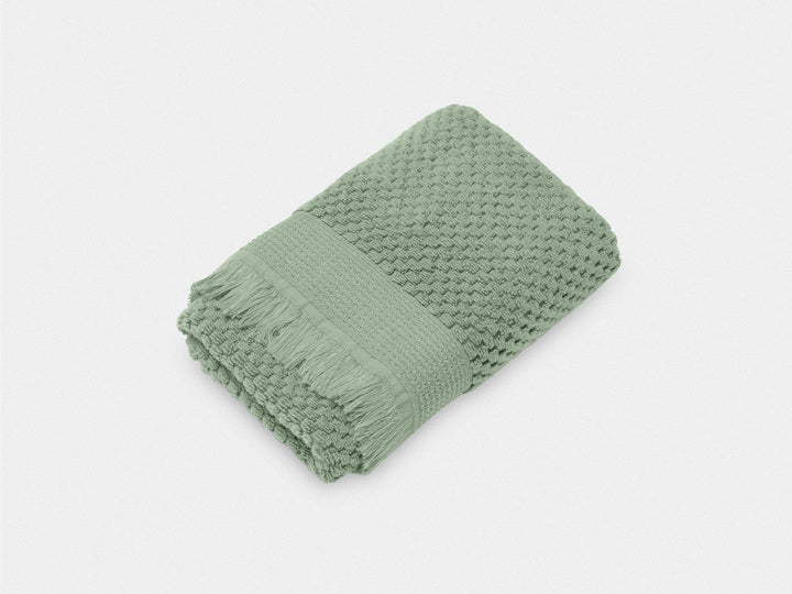 Serviette TETHYS Olive [VENT DU SUD] Différentes tailles