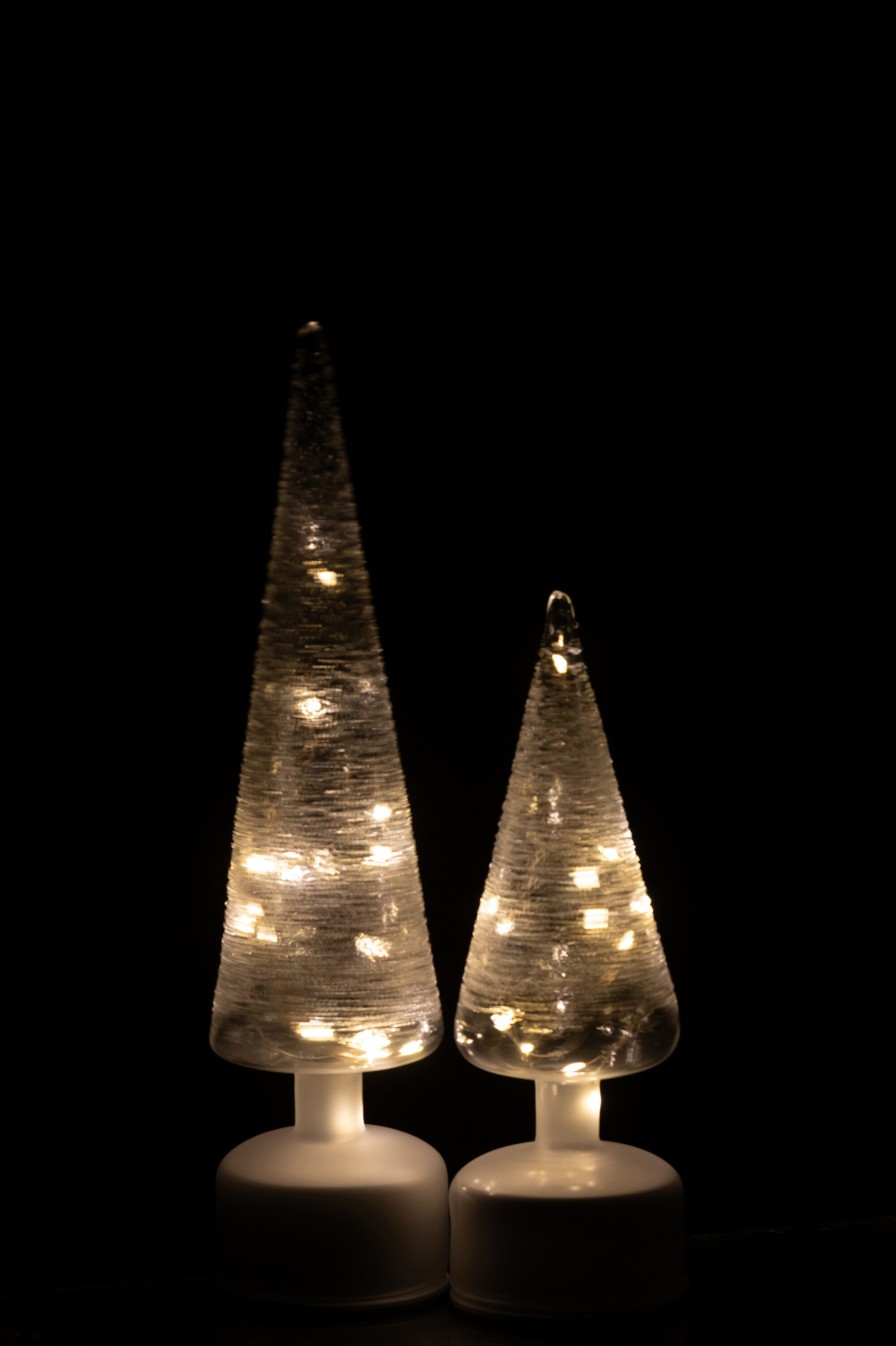 Sapin de noel LED transparent