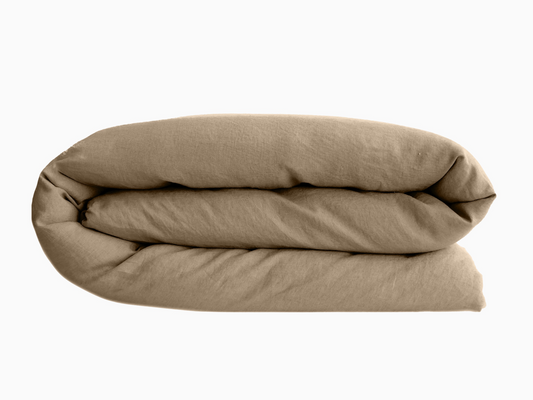 Housse de couette OPÉRA Camel | VENT DU SUD