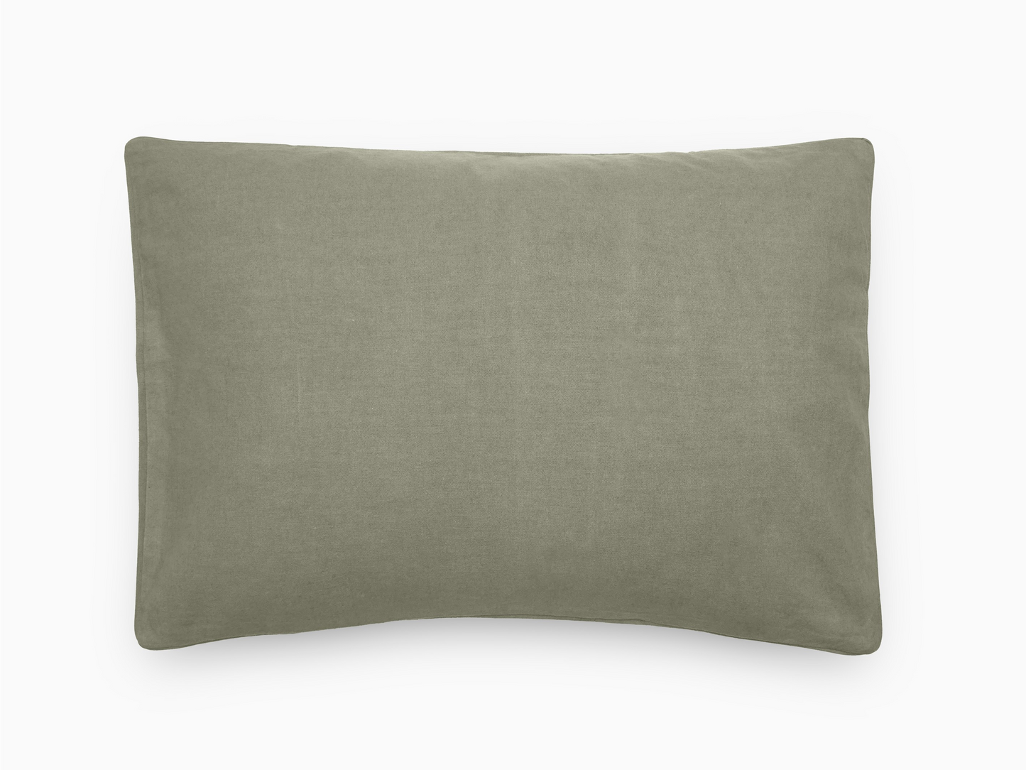 Taie d'oreiller OPÉRA Laurier [VENT DU SUD] Lin et coton