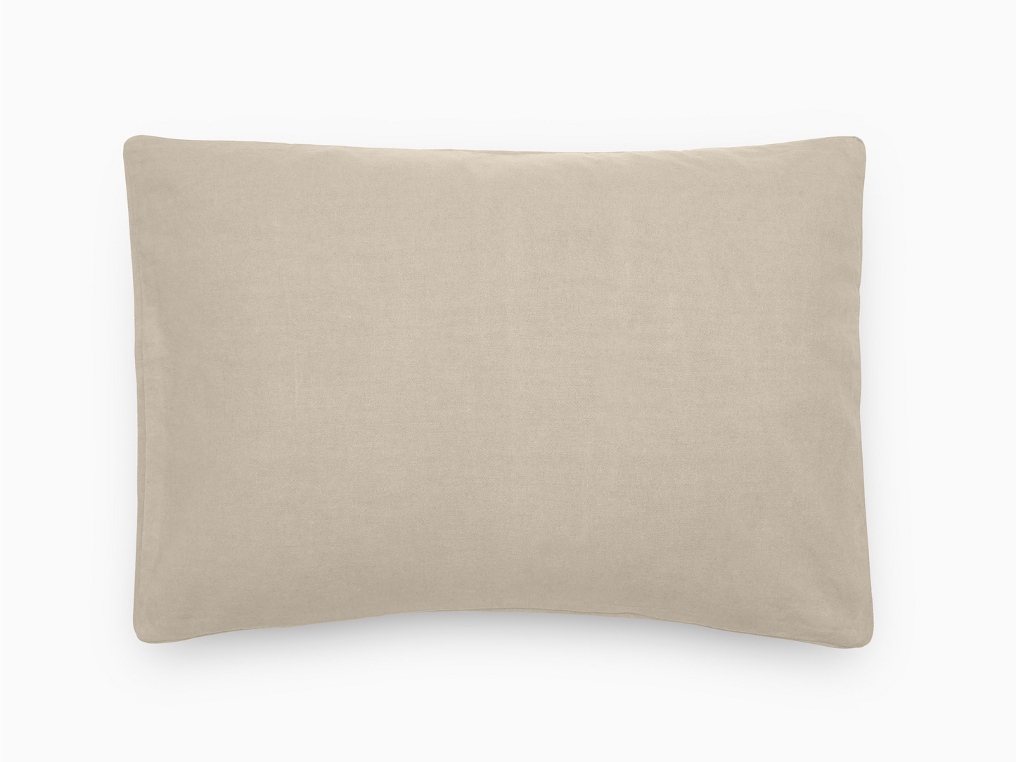 Taie d'oreiller OPÉRA Ficelle [VENT DU SUD] Lin et coton