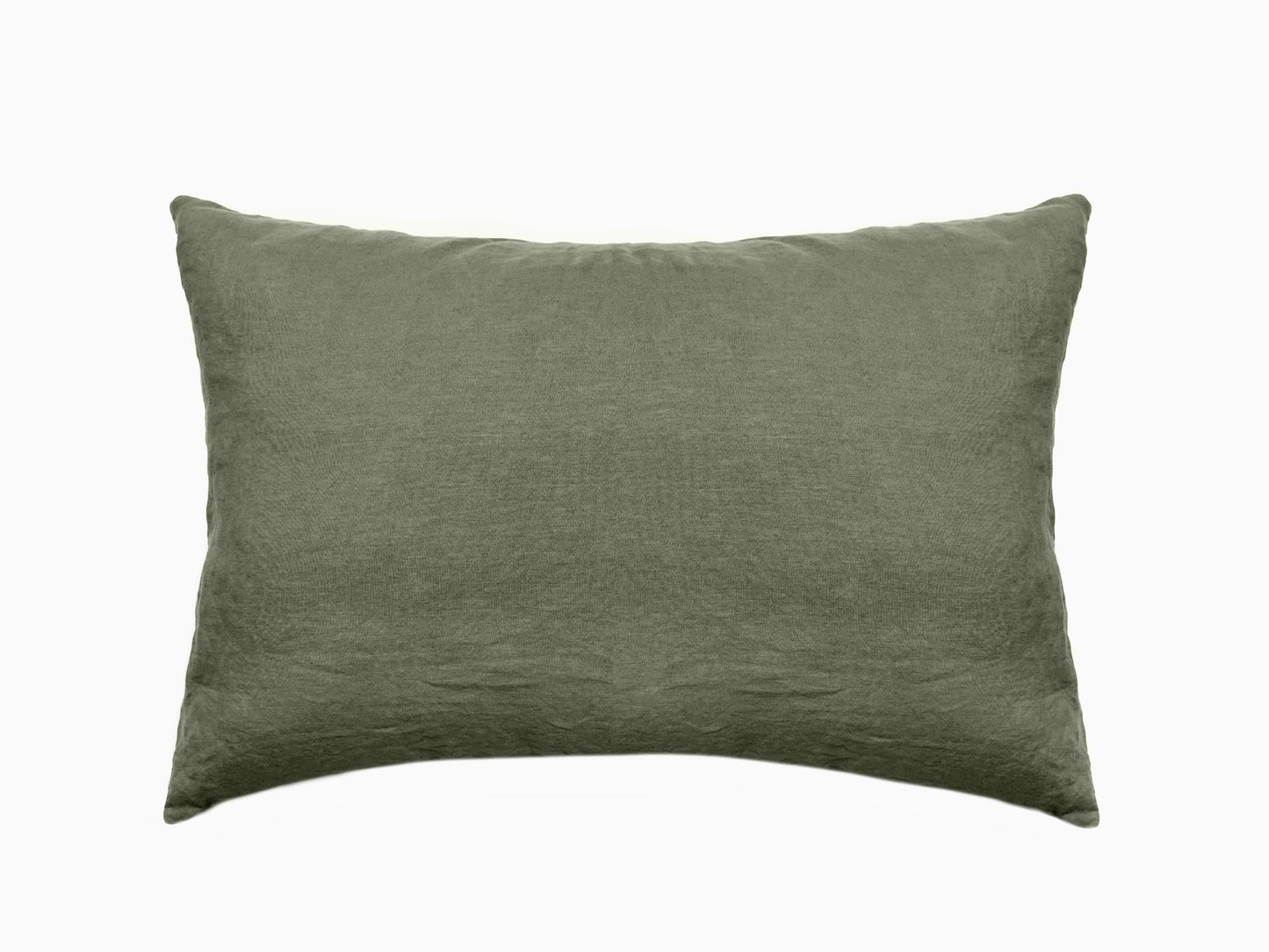 Taie d'oreiller SONATE Mousse [VENT DU SUD] 100% lin