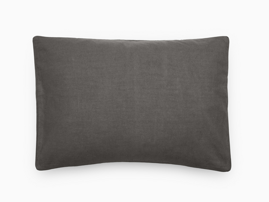 Taie d'oreiller OPÉRA Brume [VENT DU SUD] Lin et coton