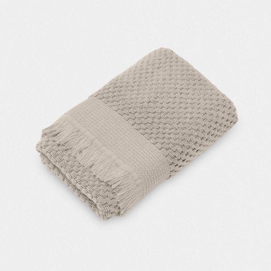 Serviette invité TETHYS Chanvre | VENT DU SUD