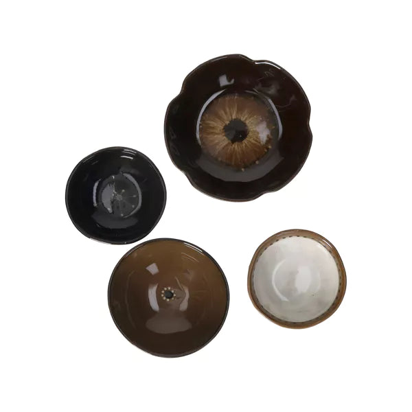 Set de 4 bols grès CYCLE [POMAX]