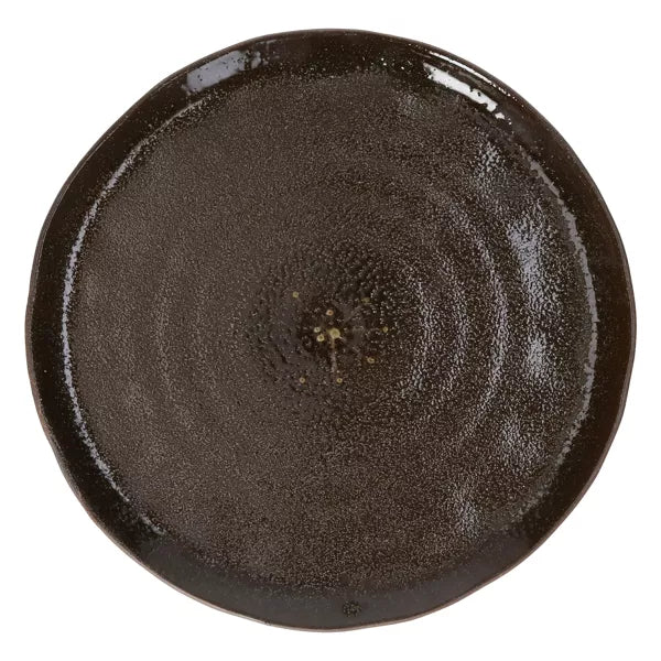 Assiette de présentation grès CYCLE [POMAX]