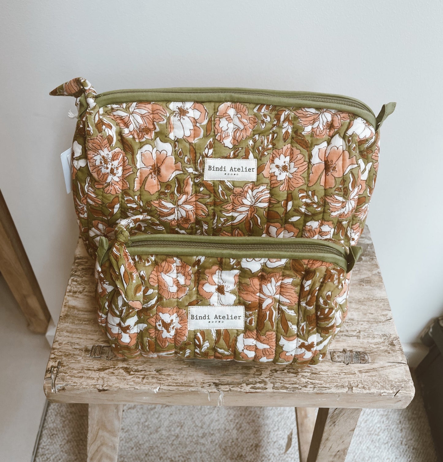 Trousse de maquillage BINDI ATELIER - Verveine