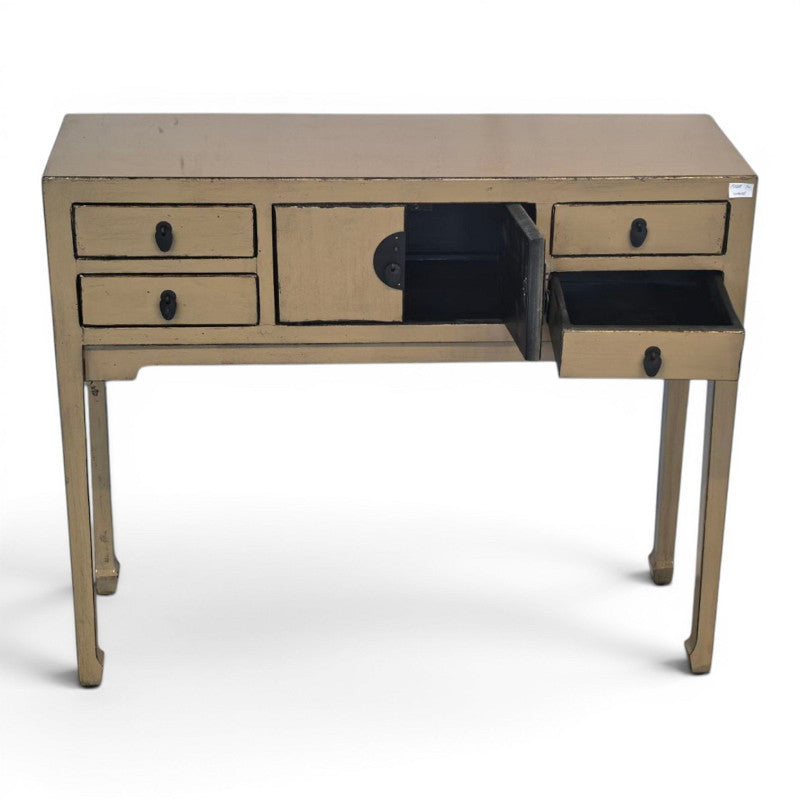 Console en bois Taupe Laqué