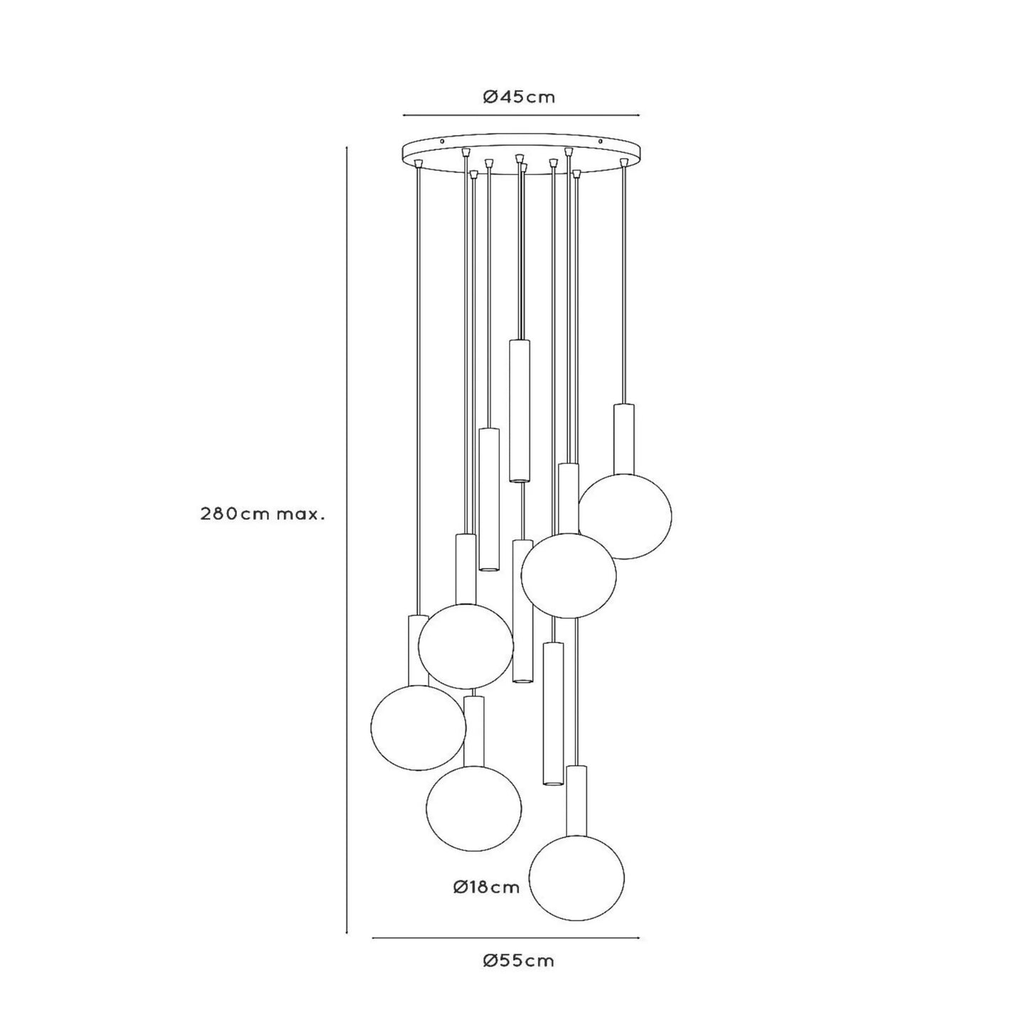 Suspension JOSIANE 10 [LUCIDE]