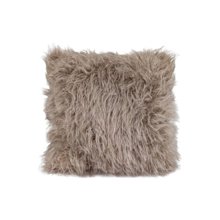 Coussin FARO Fausse fourrure Sand [BED & PHILOSOPHY]