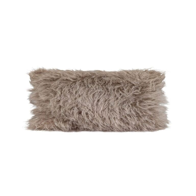 Coussin FLAVIE Fausse fourrure Sand [BED & PHILOSOPHY]