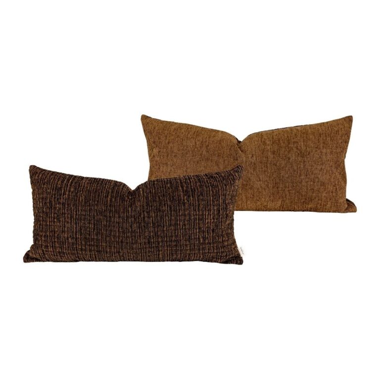 Coussin MALOON Cannelle bi-face [BED & PHILOSOPHY]