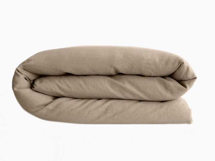 Housse de couette SONATE Camel [VENT DU SUD] 100% Lin