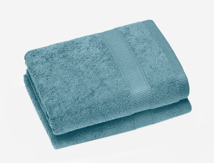 Serviette NAIA Cyan [VENT DU SUD] Différentes tailles