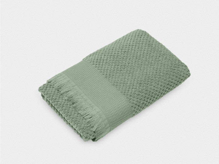 Serviette TETHYS Olive [VENT DU SUD] Différentes tailles