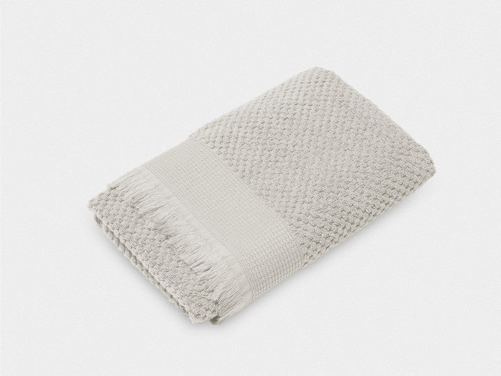 Serviette TETHYS Perle [VENT DU SUD] Différentes tailles