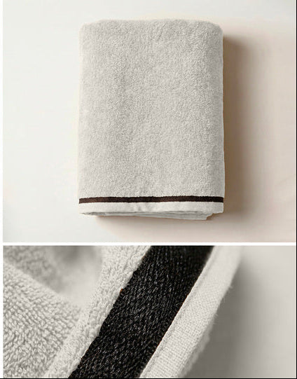 Serviette ISSAMBRE Craie [VENT DU SUD] Différentes tailles