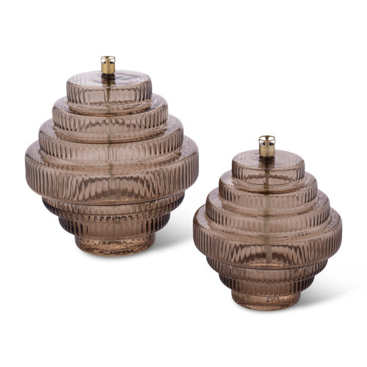Lampe à huile TWIN Champagne | Différentes tailles